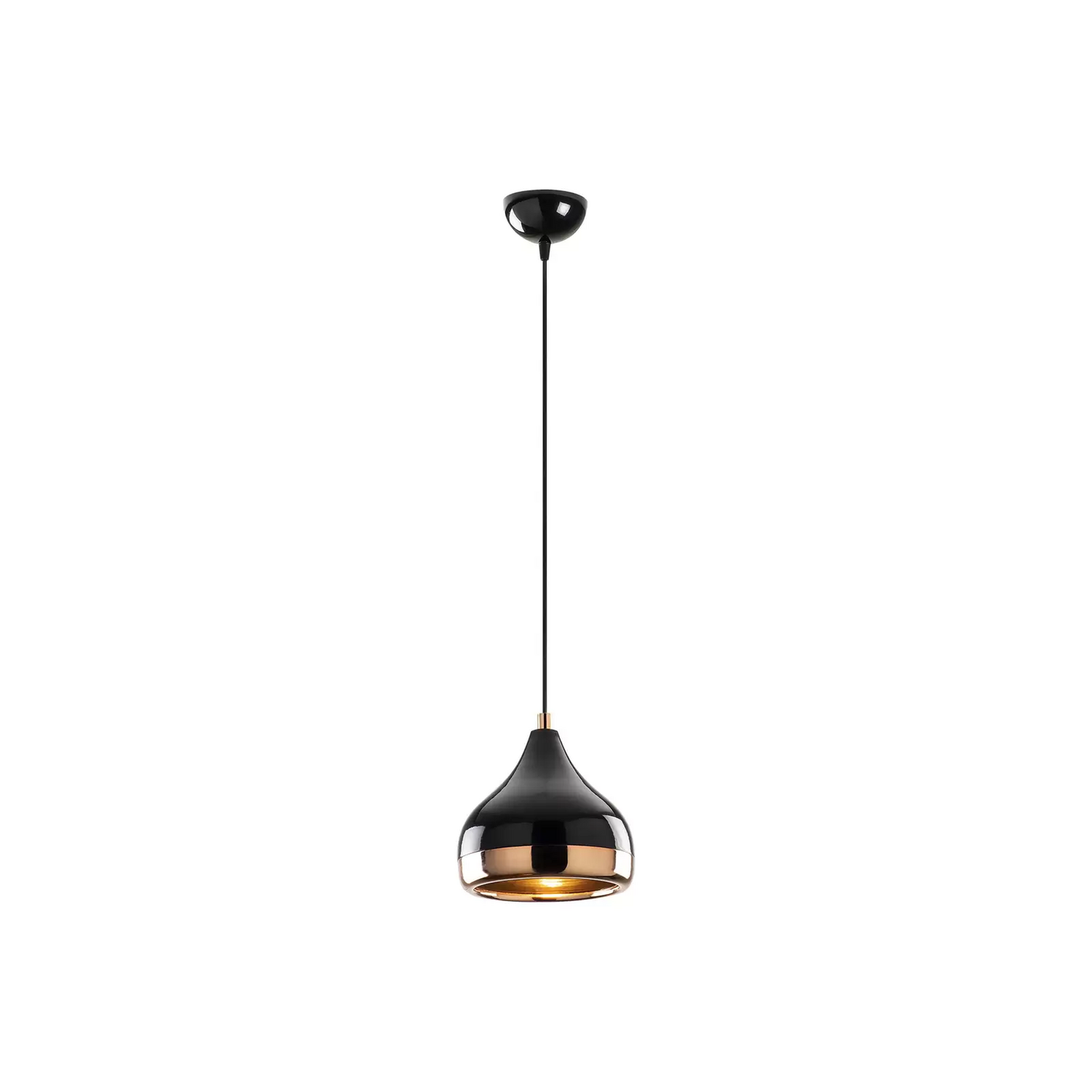 B-Ware Hängeleuchte Yildo 6866 1 Flg ø17cm Schwarz/Kupfer Hängelampe Lampe Leuchte E27