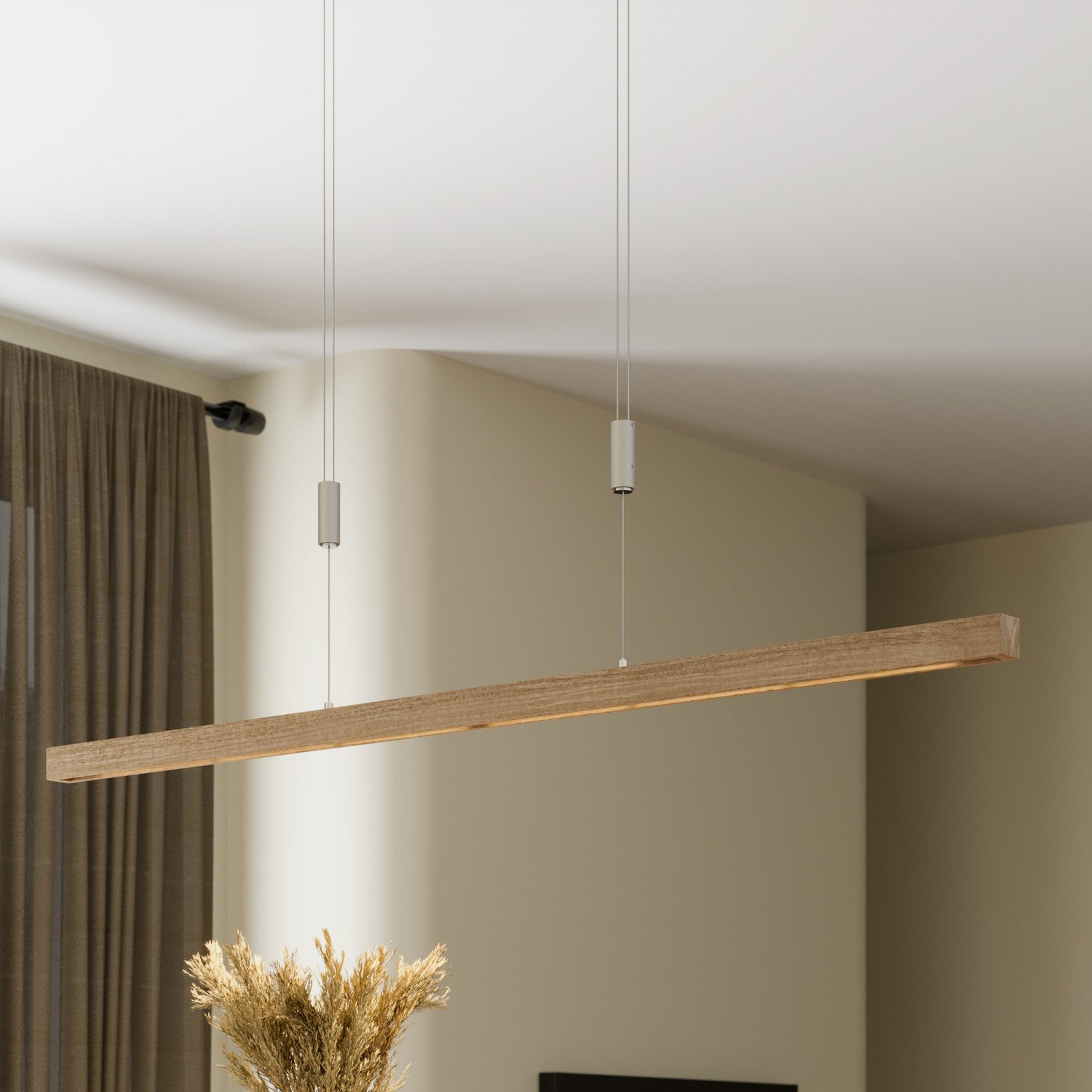Rothfels Nora Led Pendelleuchte Deckenlampe Hängeleuchte Lampe Leuchte 22 W Eiche B-Ware