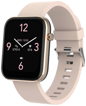 Montre connectée Denver SW-182 rose, montre de fitness, traqueur d'activité, montre de sport