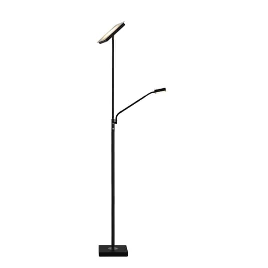 Lindby Sumani LED-Stehleuchte Stehlampe Leuchte Leselampe Deckenstrahler schw226