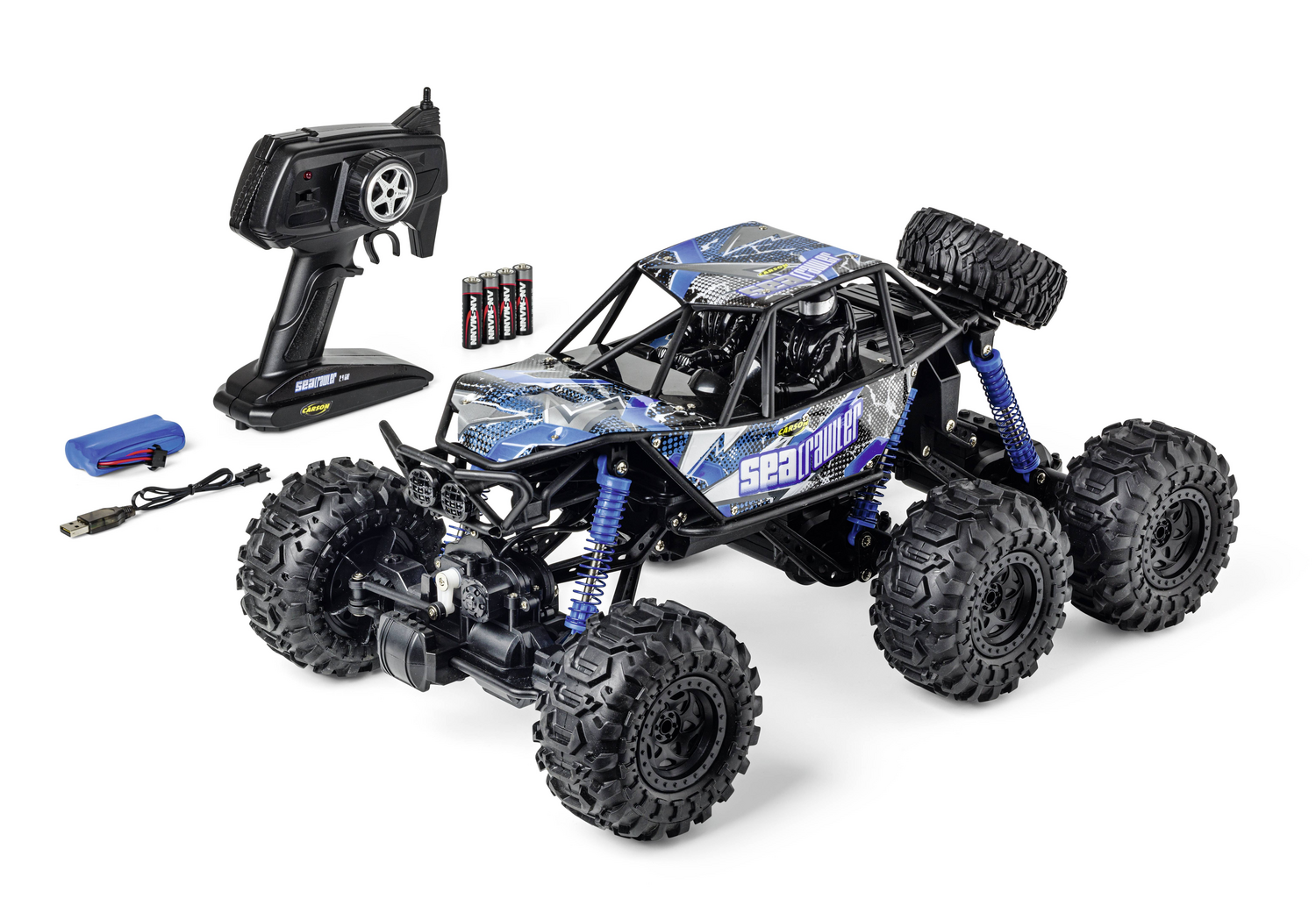 B-Ware Carson Modellsport Sea Crawler 6x6 1:10 Rc Modellauto Elektro Monstertruck Bu951