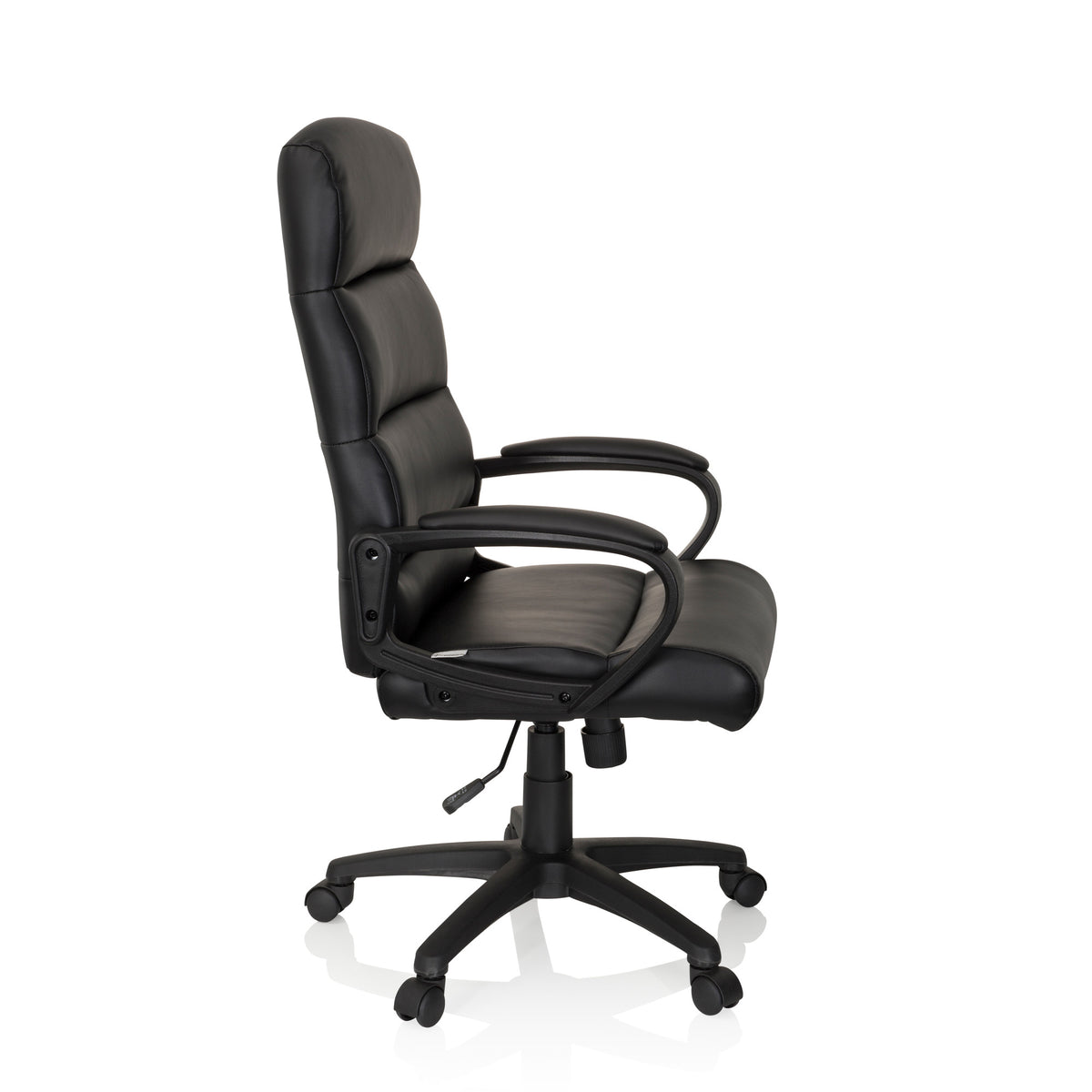 hjh OFFICE Bürostuhl Chefsessel FUTURA 100 Kunstleder schwarz ergonomisch 110kg - 4251084676155