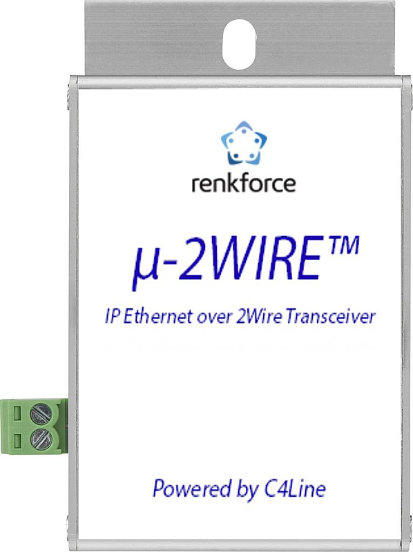 B-Ware Renkforce Rf 3395610 Netzwerkverlängerung 2 Draht Netzwerk Max 300m 200 M Bit/S