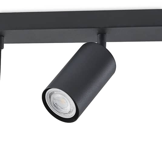 Lindby Sanad Hängeleuchte Hängeleuchte Lampe Leuchte Schwarz 7 Flammig Längl304 B-Ware - 4251911702897