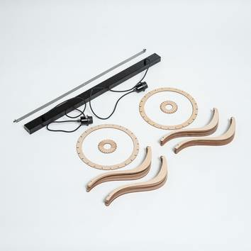 Envostar Faje Hängeleuchte Hängelampe Deckenleuchte Leuchte Birkensperrholz 2fl  B-Ware - 4251911724196