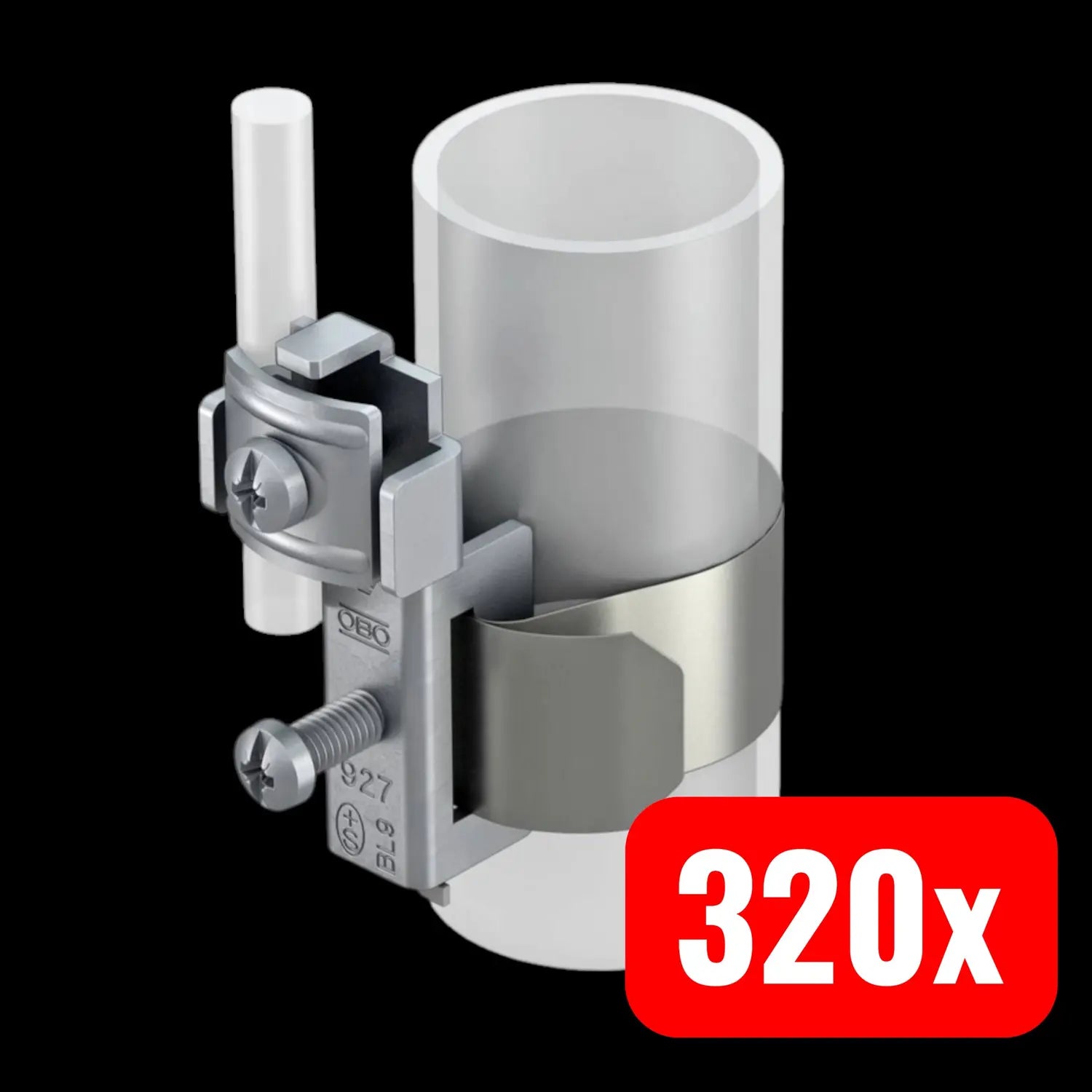 B-Ware Obo Bettermann 5057515 927 Erdung Blitzschutzmaterial Bildschutz 320 Stück - 4012195388579