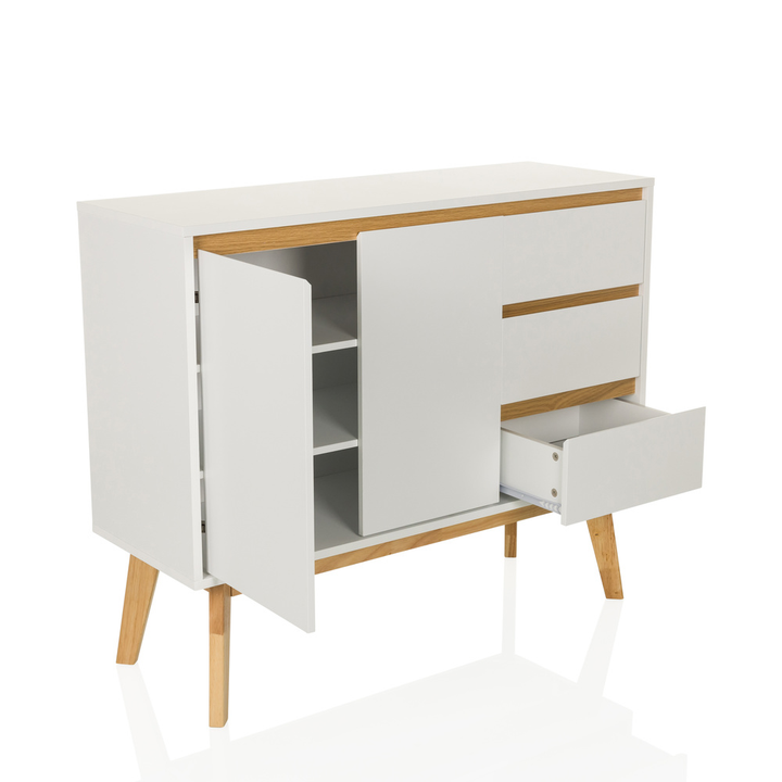 Hjh Living Tarolo I 3 Schubladen Türen Sideboard Kommode Schrank Siehe Text/Foto B-Ware - 4064323038344