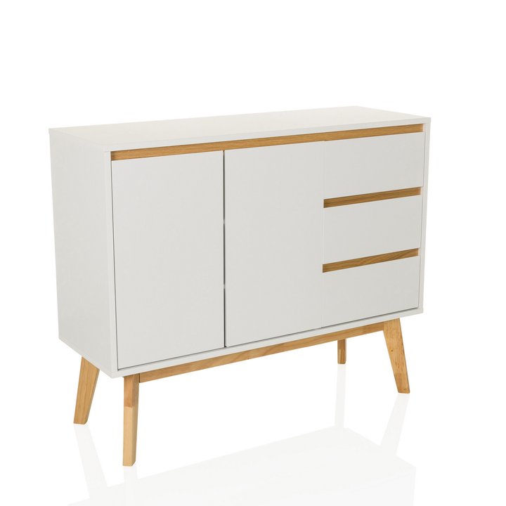 Hjh Living Tarolo I 3 Schubladen Türen Sideboard Kommode Schrank Siehe Text/Foto B-Ware - 4064323038344