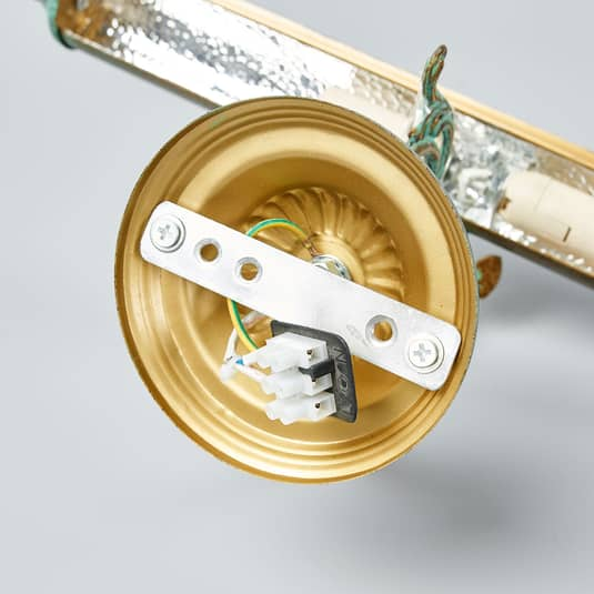 B-Ware Lindby Kalea Bilderleuchte Bilderlampe Leuchte Lampe Wandleuchte E14 Grün G716