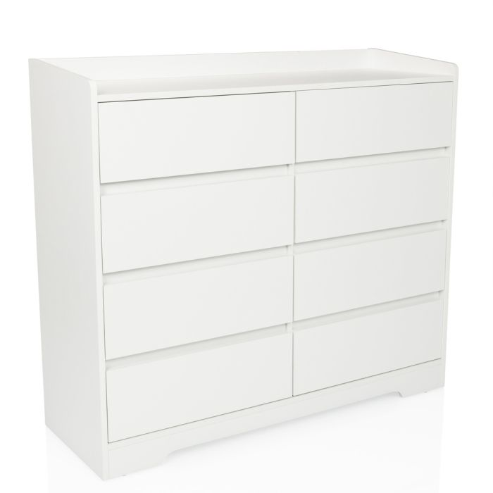 Hjh Living Osoyro Kommode Schrank Sideboard 110 X 38 X 98,5 Cm Weiß B-Ware - 928000