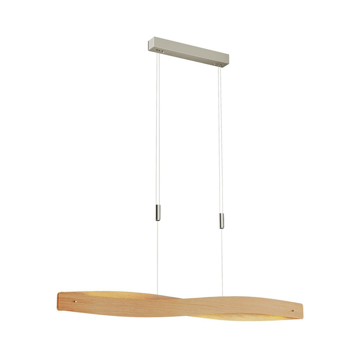 Rothfels Led Hängeleuchte Lian Hängelampe Pendellampe Leuchte 34 W Eiche Natur B-Ware - 4251096532098