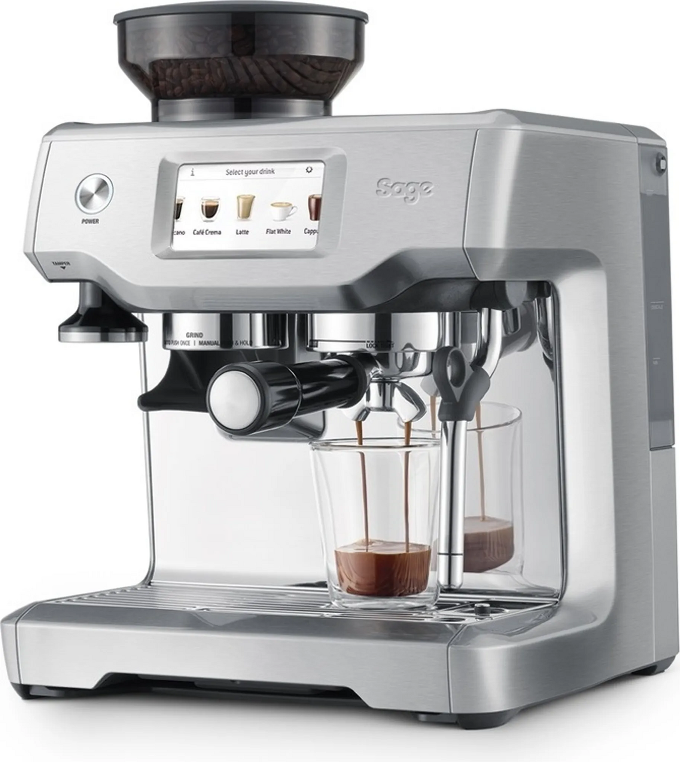B-Ware Sage Ses880 Bss4 Eeu1 The Barista Touch Siebträgermaschine Siehe Text/Foto - 9312432030151