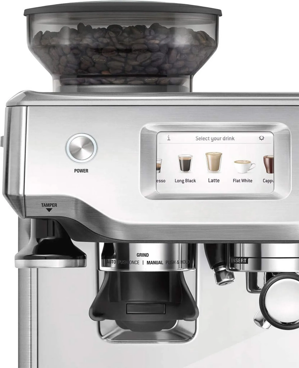 B-Ware Sage Ses880 Bss4 Eeu1 The Barista Touch Siebträgermaschine Siehe Text/Foto - 9312432030151