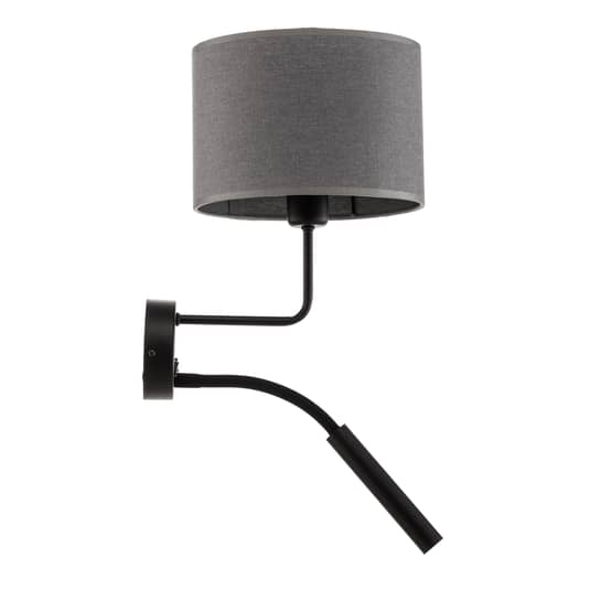 B-Ware Wandleuchte Hotel Plus Wandlampe Lampe Leuchte Leselicht Leselampe Textilschirm