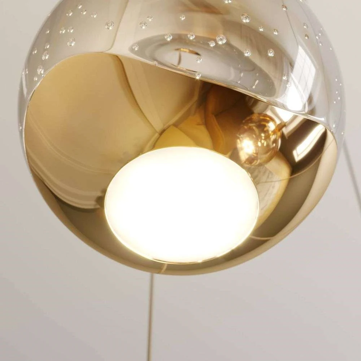 Lucande Led Pendelleuchte Hayley Hängelampe Deckenlampe Lampe 5 Flmg Glas G629 B-Ware - 4251096562477
