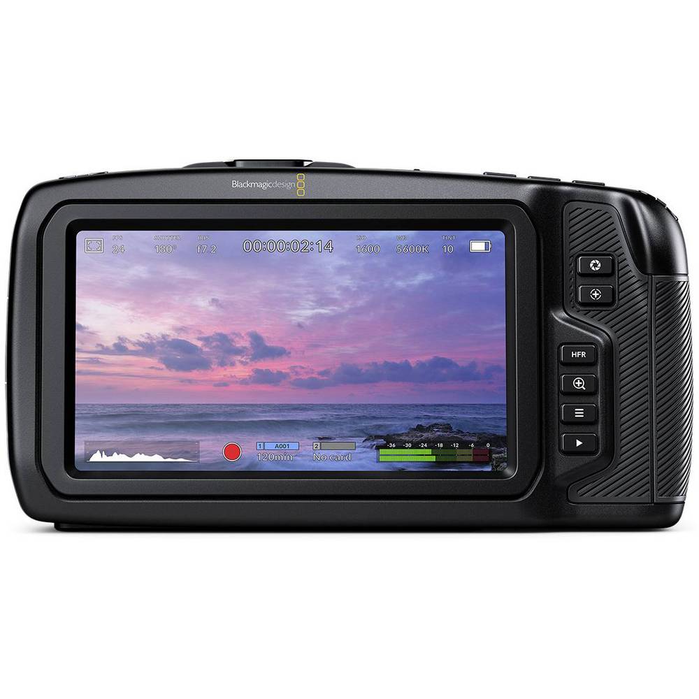 Blackmagic Camcorder Videokamera Schwarz Pocket Cinema Camera 4K Touchscreen - 9338716005387