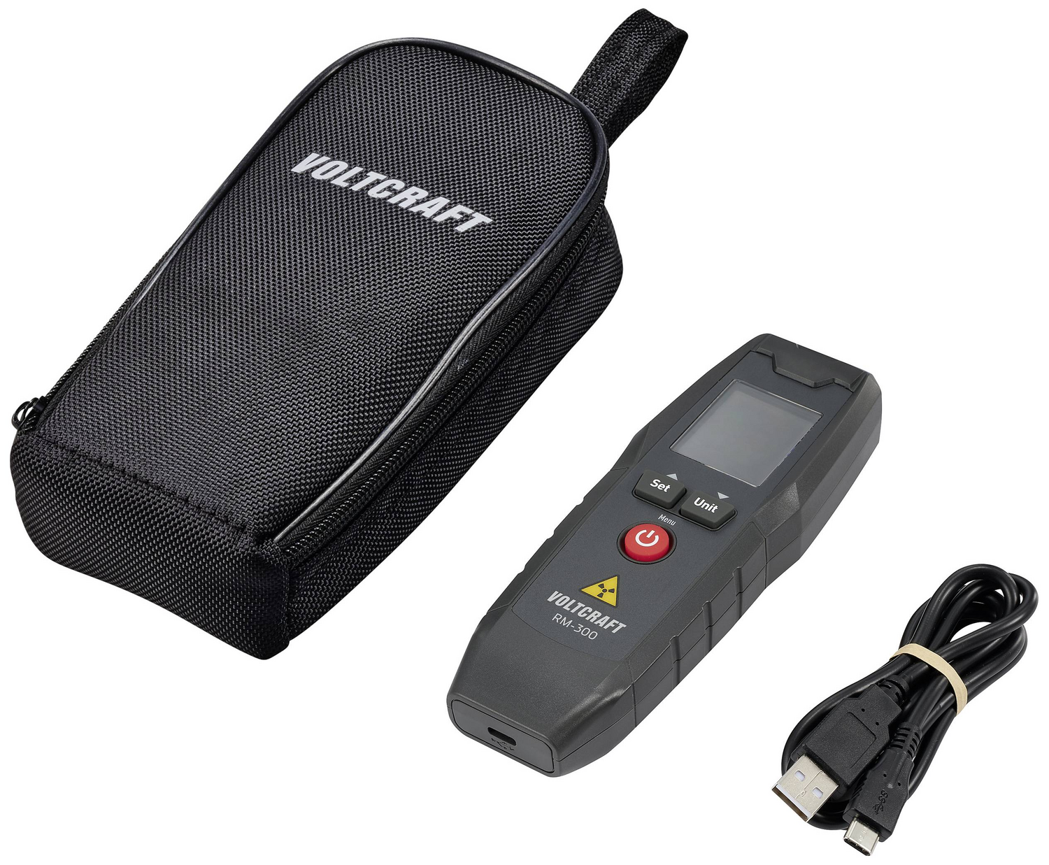 B-Ware Voltcraft Rm 300 Geigerzähler Strahlung Beta Gamma Röntgen Messgerät Zähler