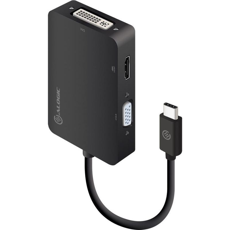 Alogic Videoadapter Konverter Usb C Hdmi Dvi Vga Adapter Thunderbolt 3 Schwarz B-Ware - 9350784011787