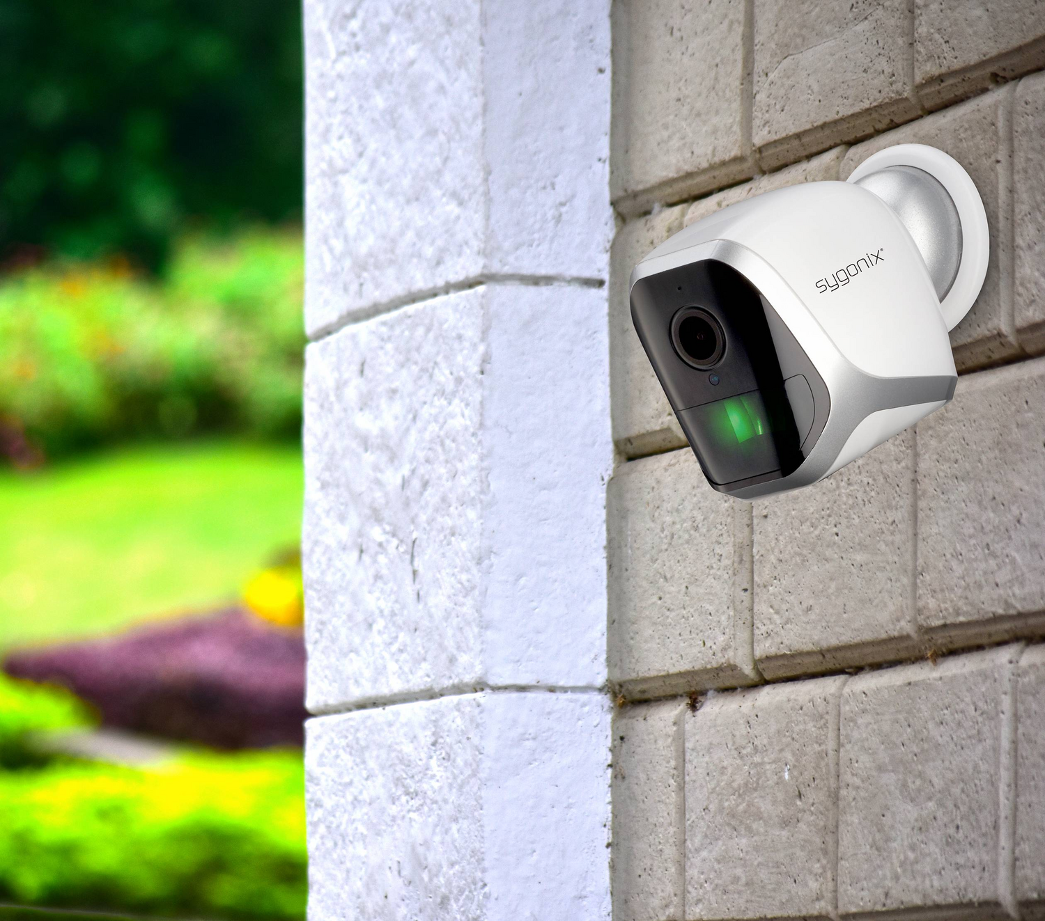 B-Ware Sygonix Sy 4452324 Wlan Ip überwachungskamera Kamera 1920 X 1080 Pixel Weiß Cam