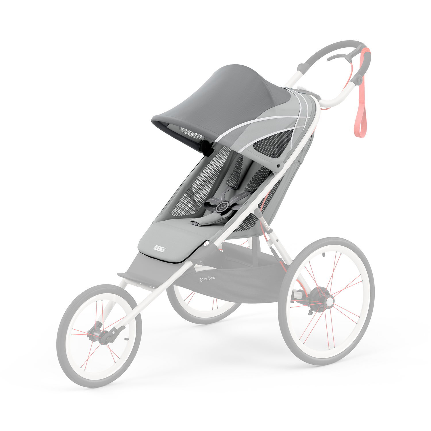 B-Ware Cybex Avi Sitzpaket Medal Grey Kinderwagensitz Sportsitz Sitz Sporteinsatz