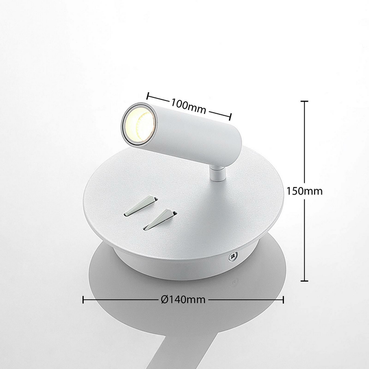 Lucande Magya LED-Wandleuchte Lampe Leuchte Wandleuchte 2-flammig 2x3 W Spot