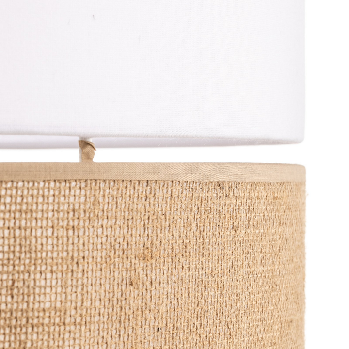 Euluna Hängeleuchte Linobianco Jute Weiß Braun Hängeleuchte Pendelleuchte Lampe B-Ware