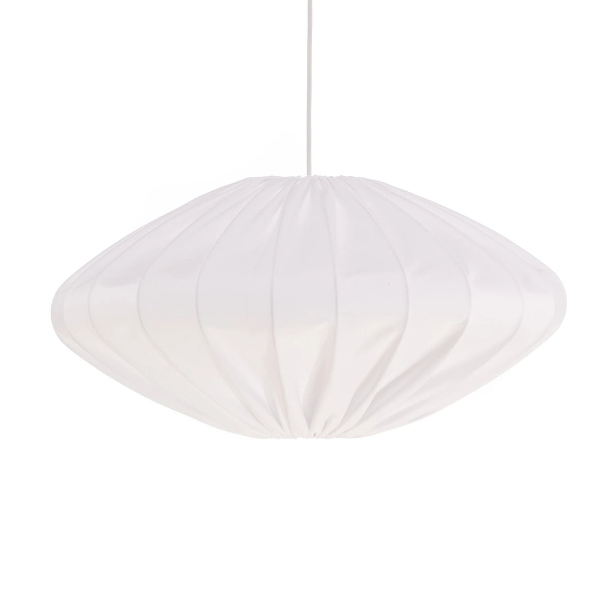 Envostar Orlanda Hängelampe Baumwolle weiß Ellipse Deckenlampe Lampe Leuchte - 4251911782509
