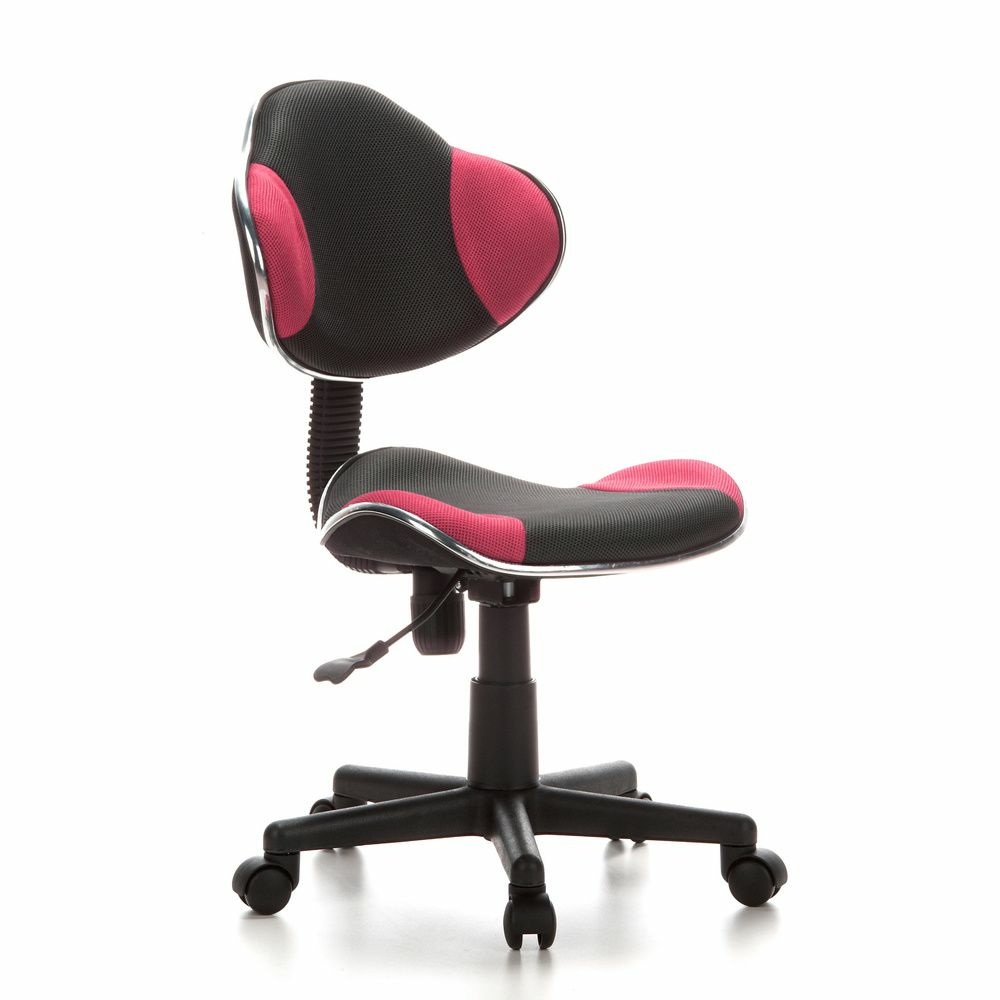 Hjh Office Kiddy Gti 2 Kinderdrehstuhl Grau / Pink Drehstuhl Arbeitsstuhl Kin888 B-Ware