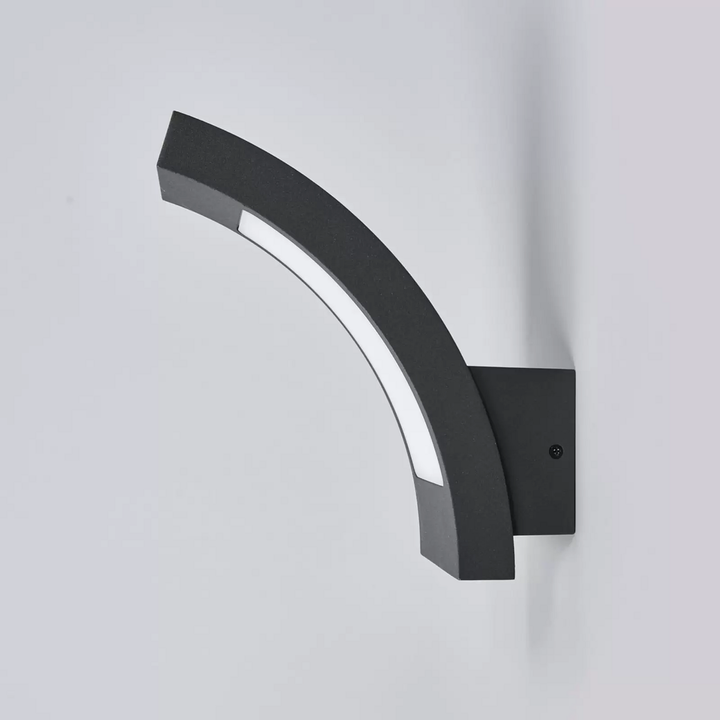 Lucande Grafitgraue Led Außenwandlampe Juvia Außenwandleuchte Außenlampe  B-Ware - 4251096538427