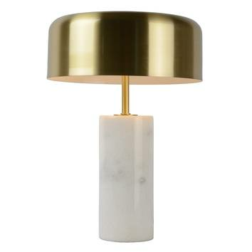Lucide Tischleuchte Mirasol Tischlampe Tischlicht Leuchte Lampe weißer Marmor