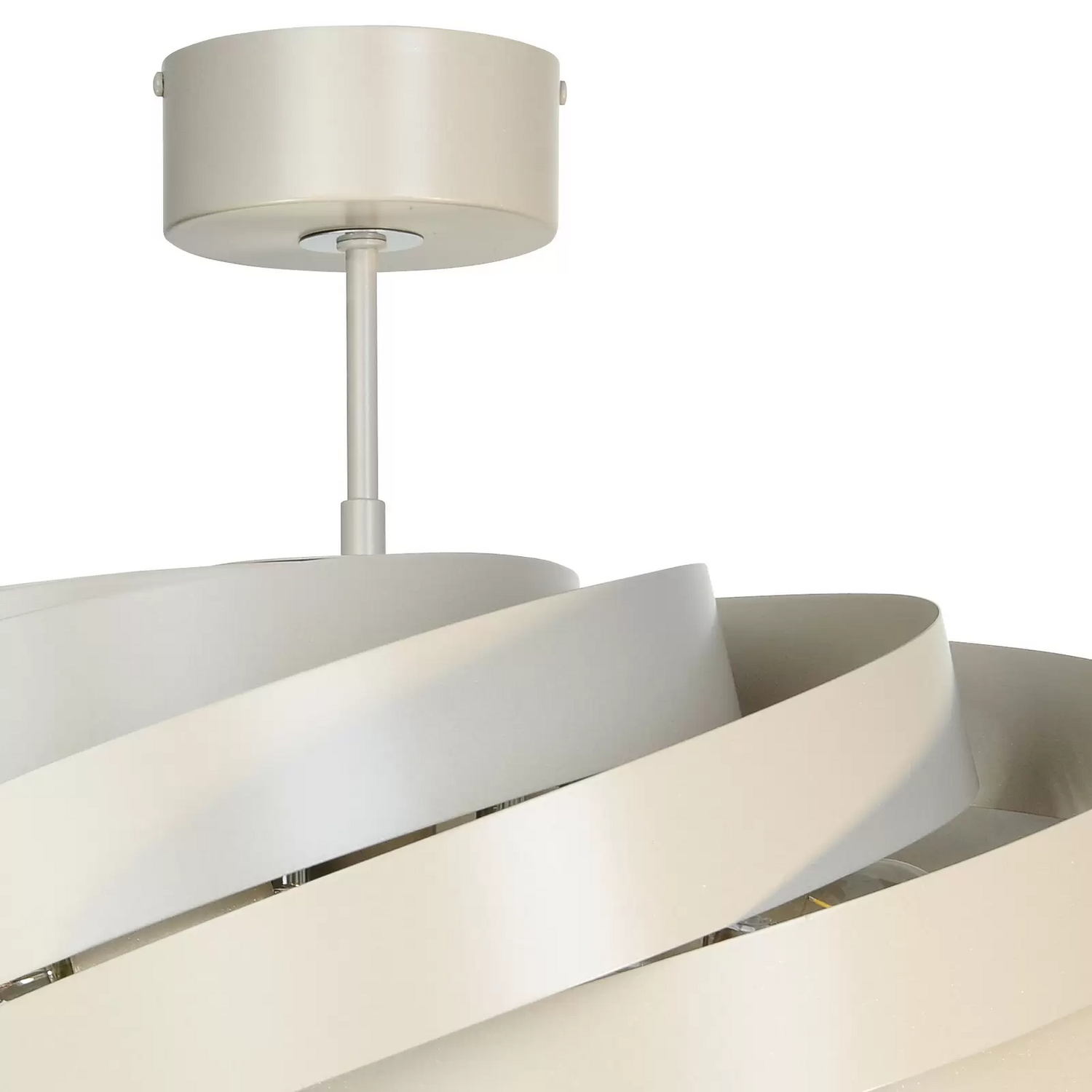 Plafonnier Euluna Vento, lampe de plafond beige Ø 60 cm
