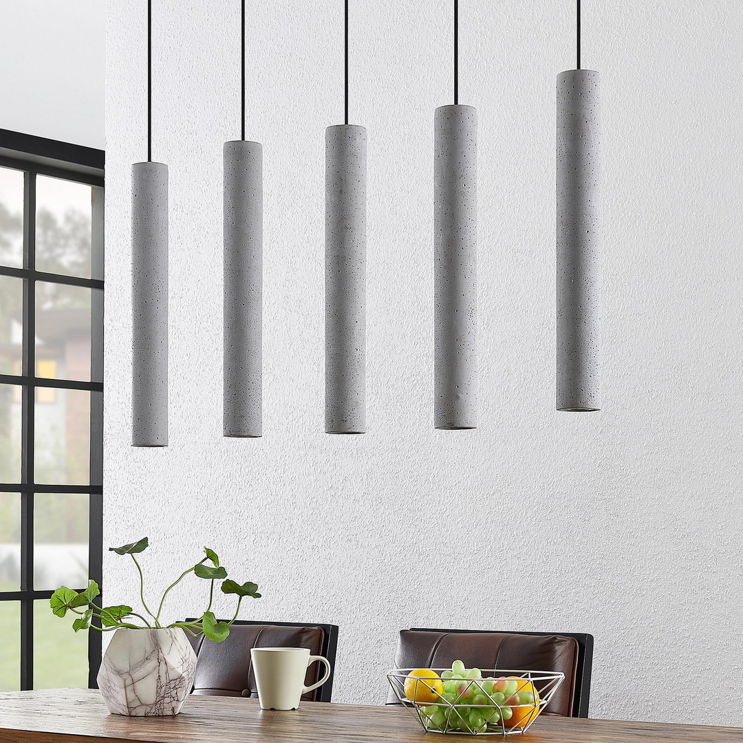 Lindby Concretto Pendelleuchte Hängeleuchte Deckenlampe Lampe 5 Flmg Gu10 G273 B-Ware - 4251096584165