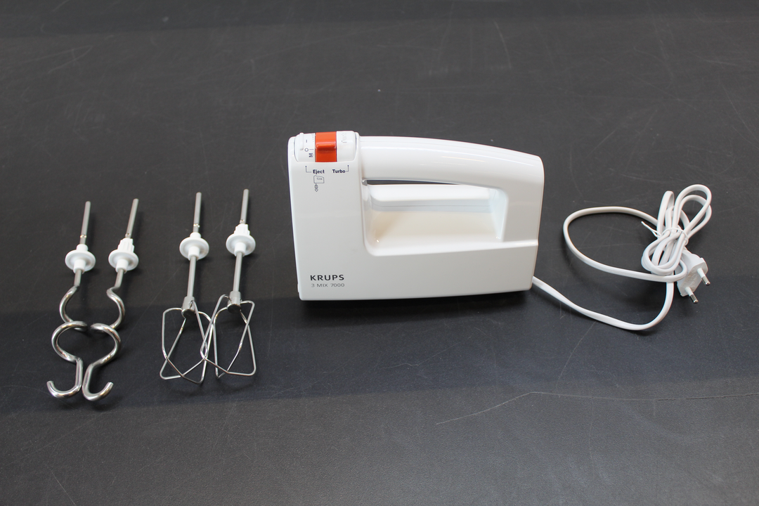 Krups Handmixer Rührgerät Handmixer Edelstahl Weiß Küchenmaschine Siehe Text C-Ware