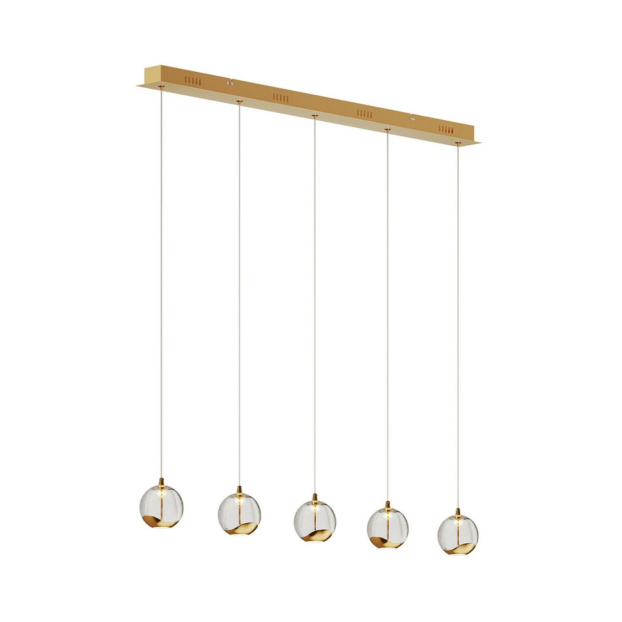 Lucande Led Pendelleuchte Hayley Hängelampe Deckenlampe Lampe Led 5 Flammig G143 B-Ware - 4251096562491