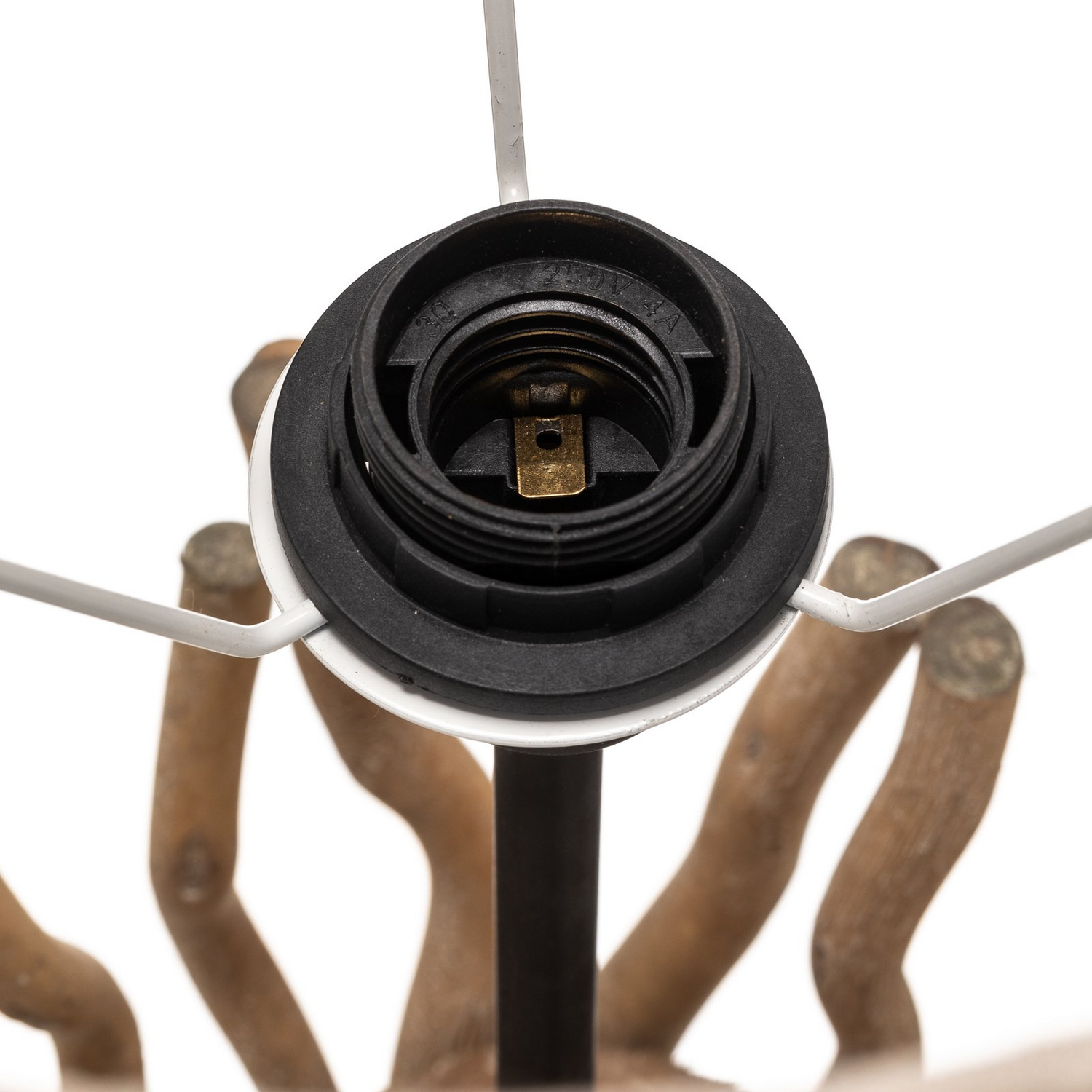 Euluna Stehleuchte Agar Stehlampe Lampe Leuchte E27 1 Flammig Stoff Holz B-Ware