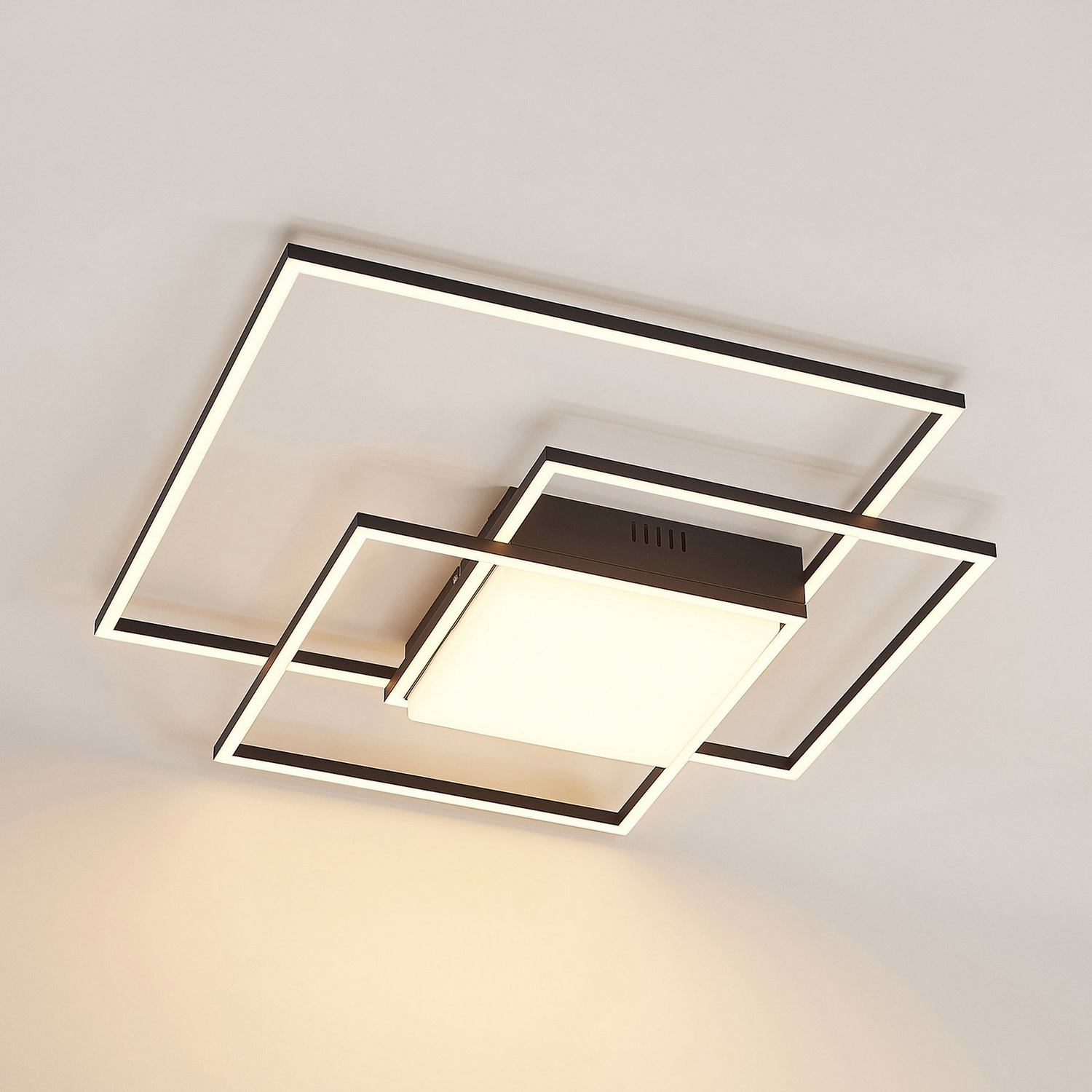 B-Ware Lindby Nelinka Led Deckenlampe Deckenlampe Lampe Design Leuchte 52 W Schwarz751