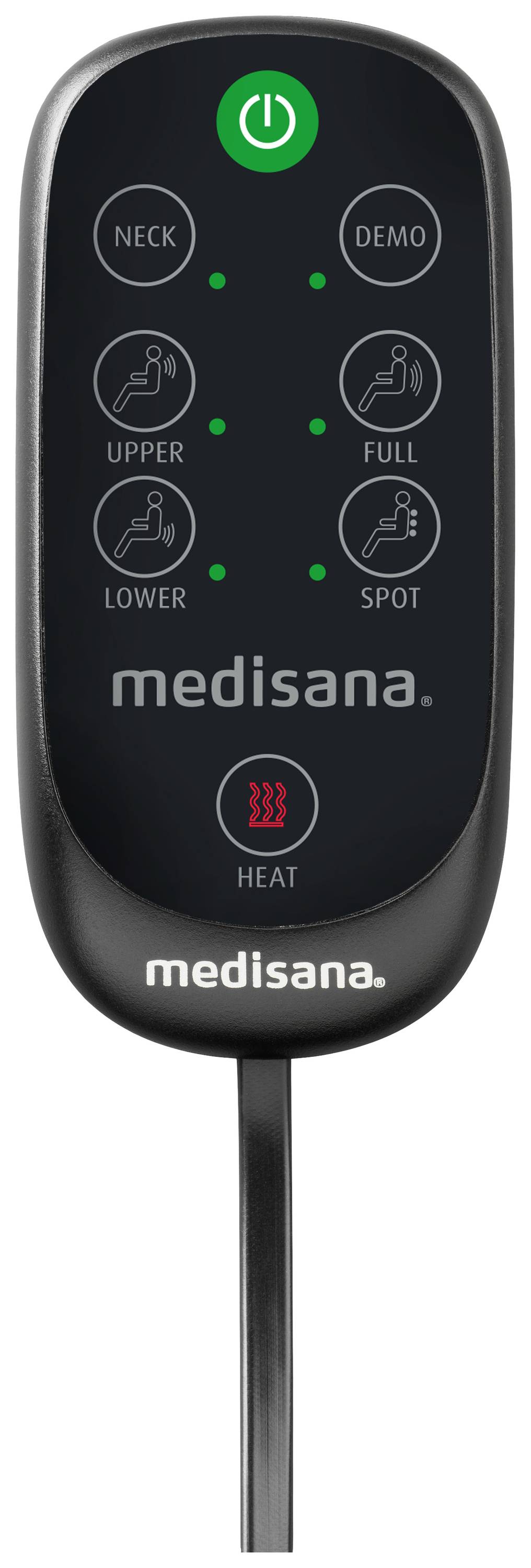 Medisana Massagesitzauflage MCN Shiatsu 48 W Schwarz Orange 230 V Auflage S470 - 4015588889301