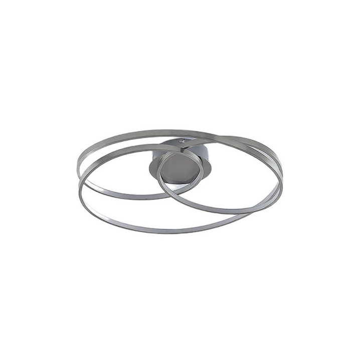 Lindby Ronka LED-Deckenlampe Deckenlampe Lampe Wohnzimmerlampe Leuchte nickel
