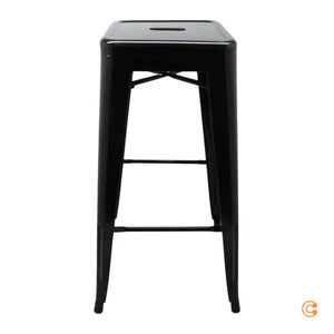 B-Ware Hjh Office Barhocker Vantaggio High Barstuhl Hocker Sitzhocker Metallic Schwarz