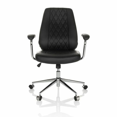Hjh Office Drehstuhl Bürostuhl Theo I Kunstleder Schwarz Chefsessel  B-Ware