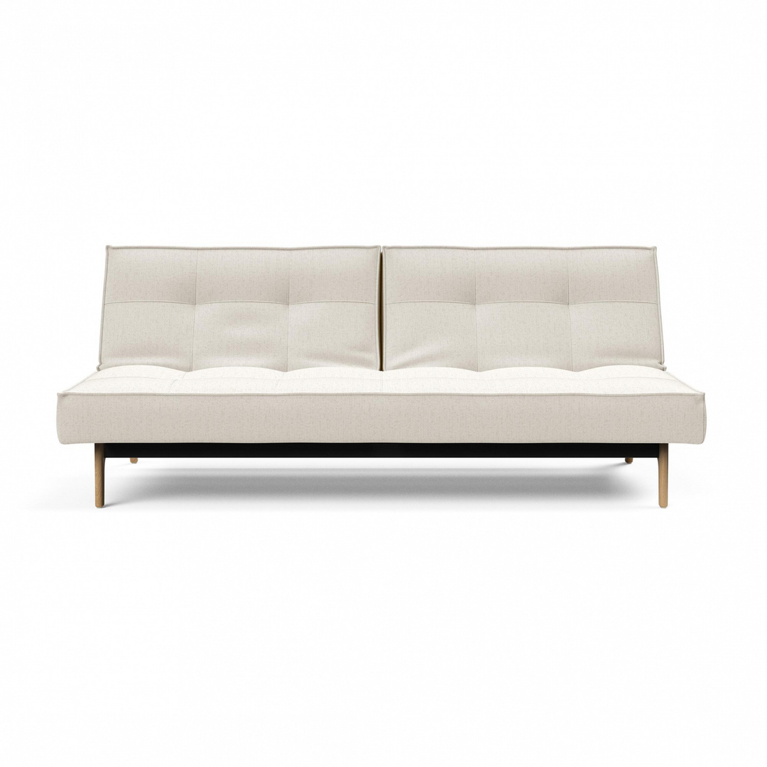 Splitback Schlafsofa Sofa Klappcouch Couch Schlafcouch Designcouch 210x90cm Weiß B-Ware - 5700110955409