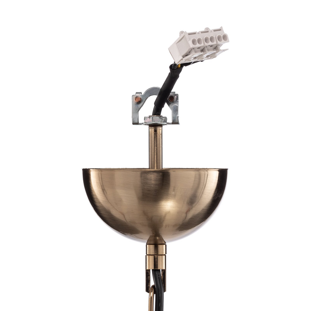 Kronleuchter Castro Messing Antik 5 Flammig Deckenlampe Deckenleuchte Lampe Spot B-Ware