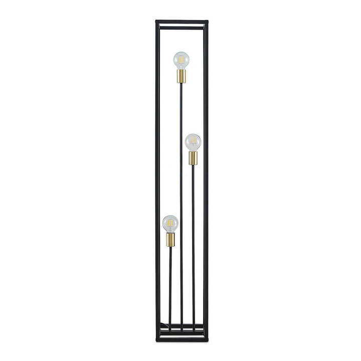 Lindby Tiliane Käfig Stehlampe Stehleuchte Lampe Leuchte 3 Flammig E27 Schw853 B-Ware - 4251911708653