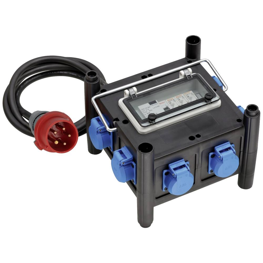 Brennenstuhl 1153690600 Verteilerbox Kompakter Gummi Stromverteiler Bsv 3 Fi/ B-Ware