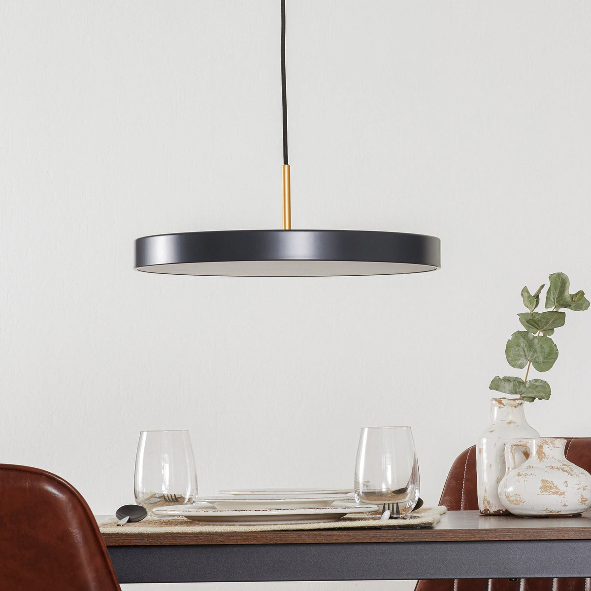 UMAGE Pendelleuchte Hängelampe LED Asteria anthrazit messing Wohnbereich Licht - 9521266