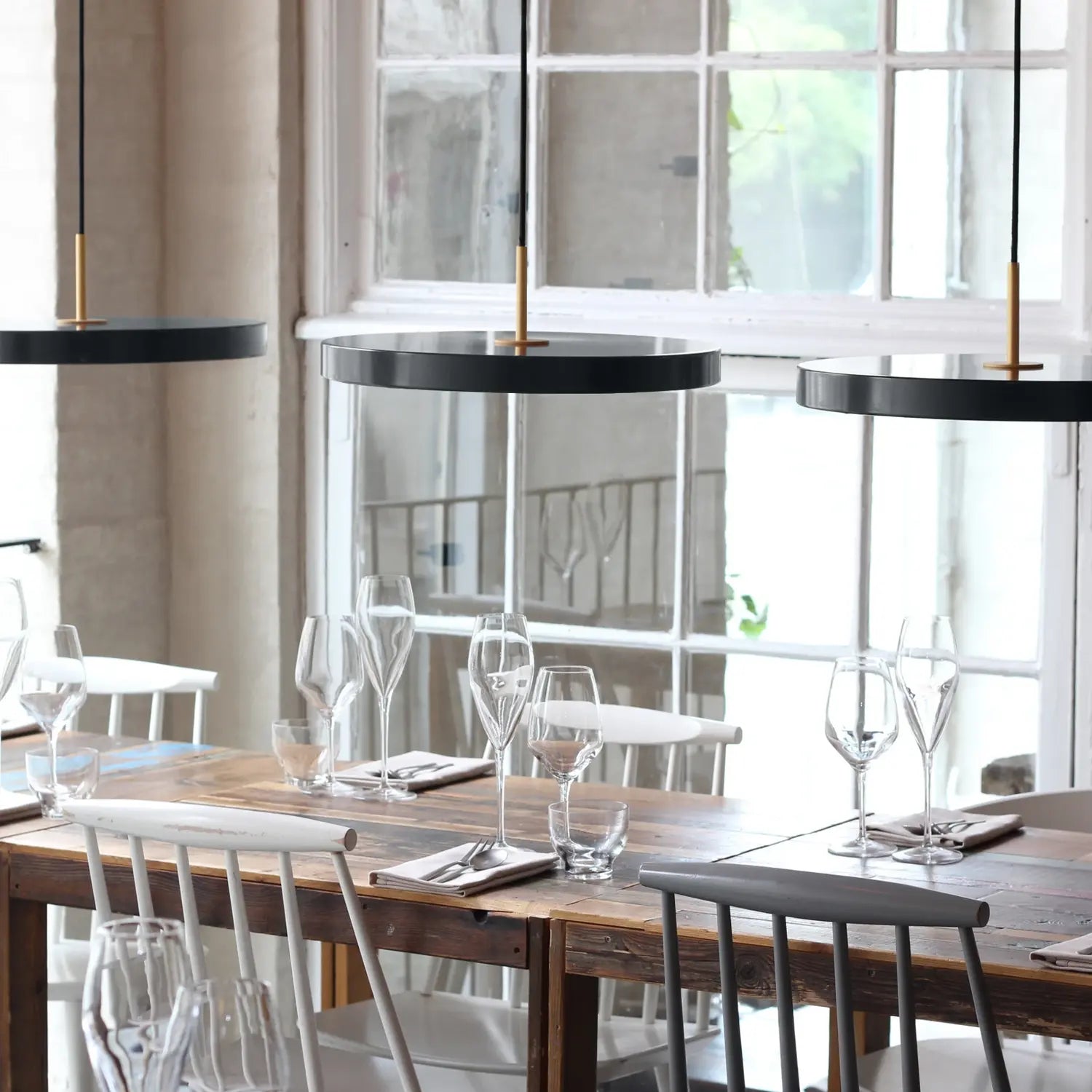 B-Ware Umage Led Hängelampe Pendelleuchte Asteria Medium Anthrazit Messing ø 43cm Lampe - 9521266