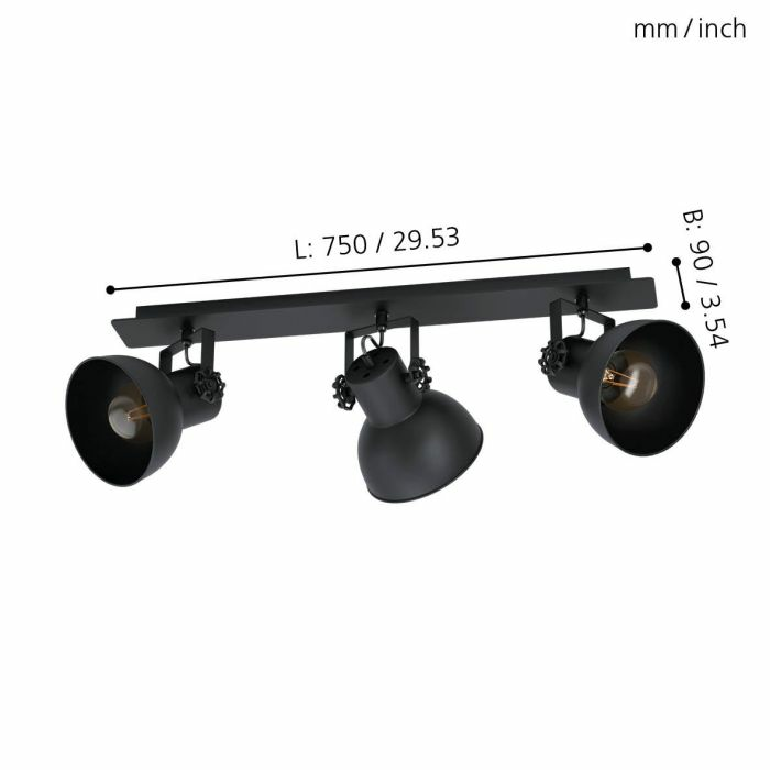 Eglo Deckenstrahler Barnstaple Spotleuchte Deckenlampe Deckenleuchte Dreiflammig B-Ware