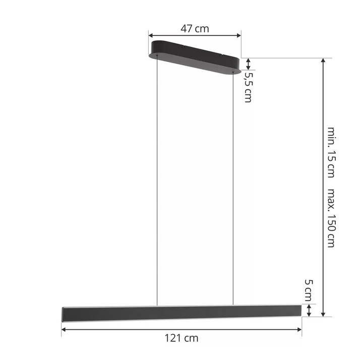 Lucande Philine Led Hängeleuchte Pendelleuchte Deckenleuchte Leuchte Lampe Led B-Ware - 4251911765618