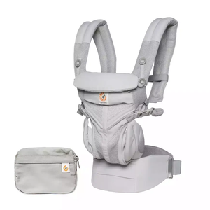 Porte-bébé Ergobaby Omni 360 en maille gris perle, porte-bébé ventral