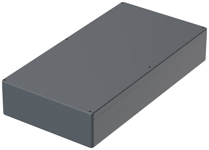 Bopla Euromas A 196 01196000 Industrie Gehäuse Aluminium Silber Grau Ral 7001 B-Ware